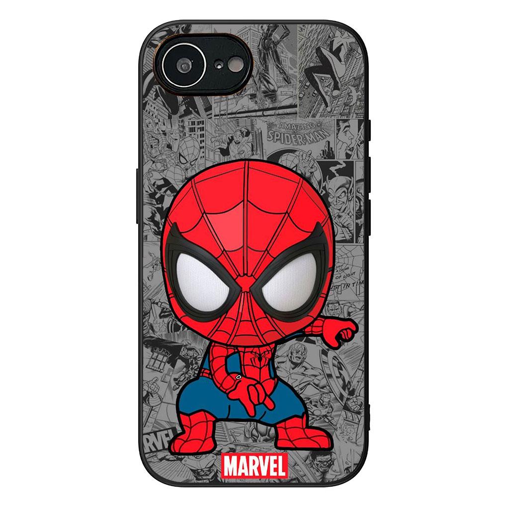 Чехол для телефона Spider Man Marvel Spiderman для Motorola Moto Edge 70 60 Fusion NEO Pro G Stylus G56 G96 G52 G04 G05 20 Мягкий чехол