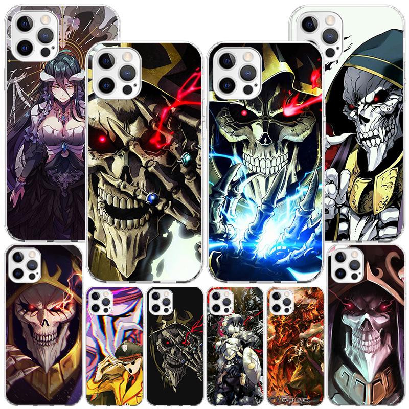 Overlord Anime Phone Case For iPhone 17 Air 16 Pro Max 16E 15 + 14 Plus 11 12 13 Mini 7 8 SE Gift Print Cover Fundas 17 Air 16 P