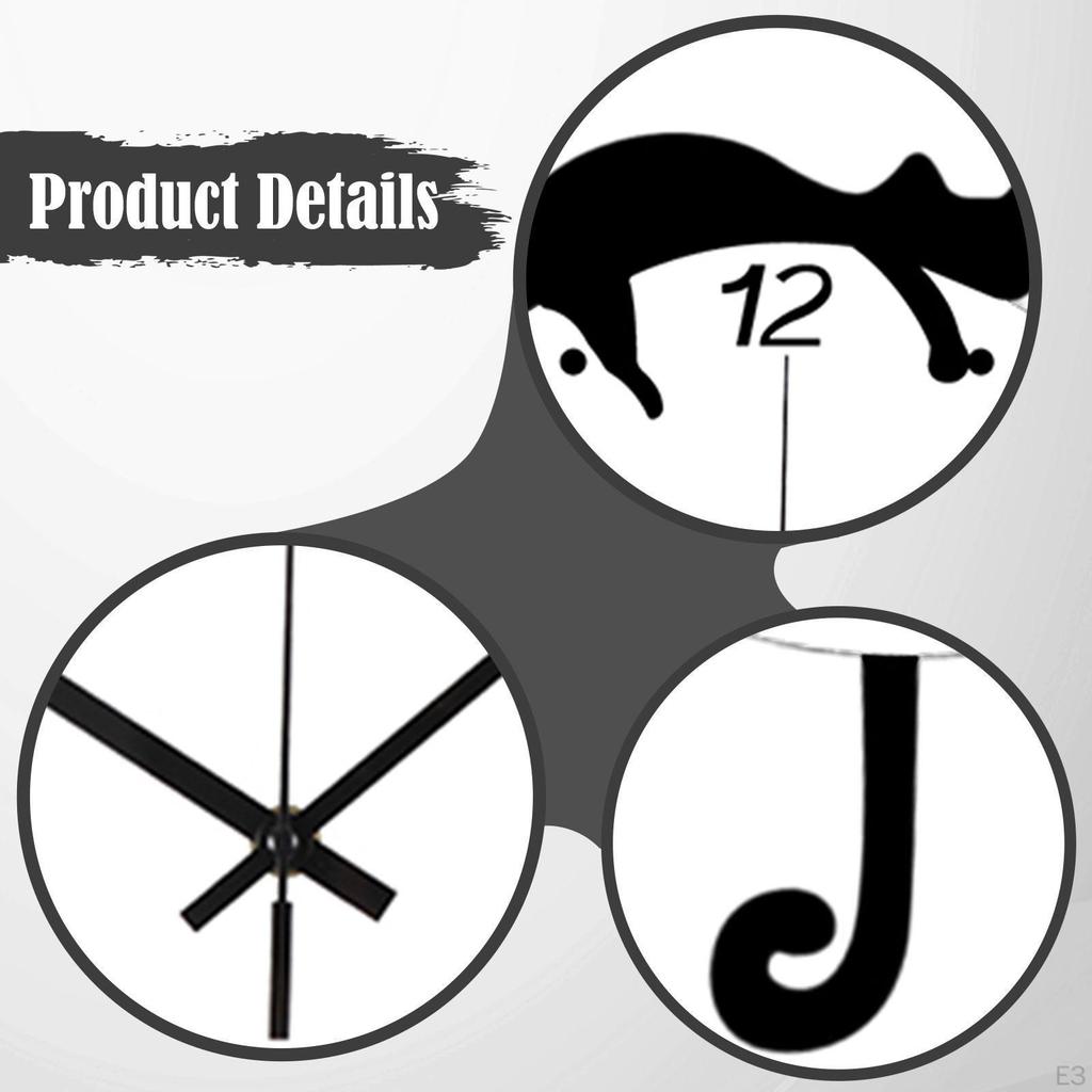 Часы Декор Современная Мода Универсальные Бесшумные Очаровательное Украшение Декоративные для Кухни Студии Детской