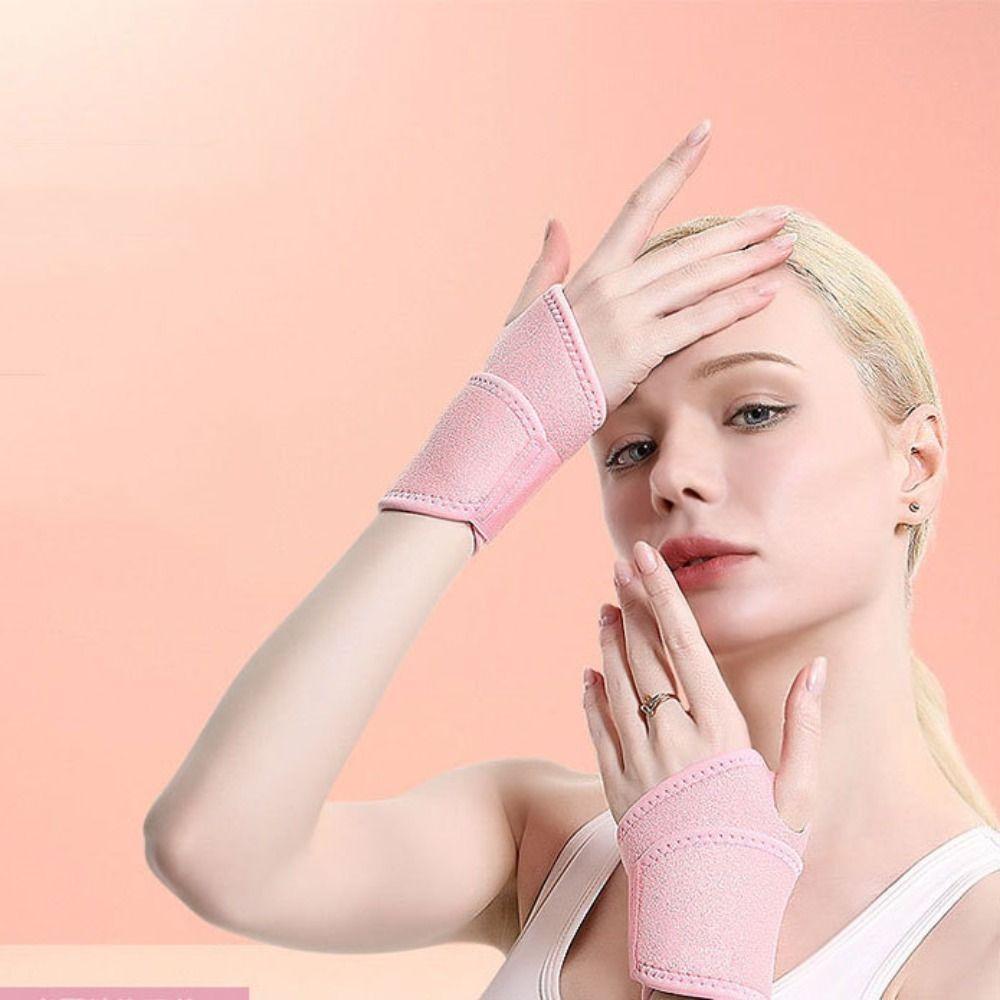 Black Grey Pink Adjustable Wristband Nylon Spandex Carpal Tunnel Brace New Wrist Bandage