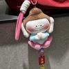 Cartoon Buddha Plush Pendant Stuffed Buddha Plush Toy Lovely Buddha Stuffed Doll  Backpack Decor