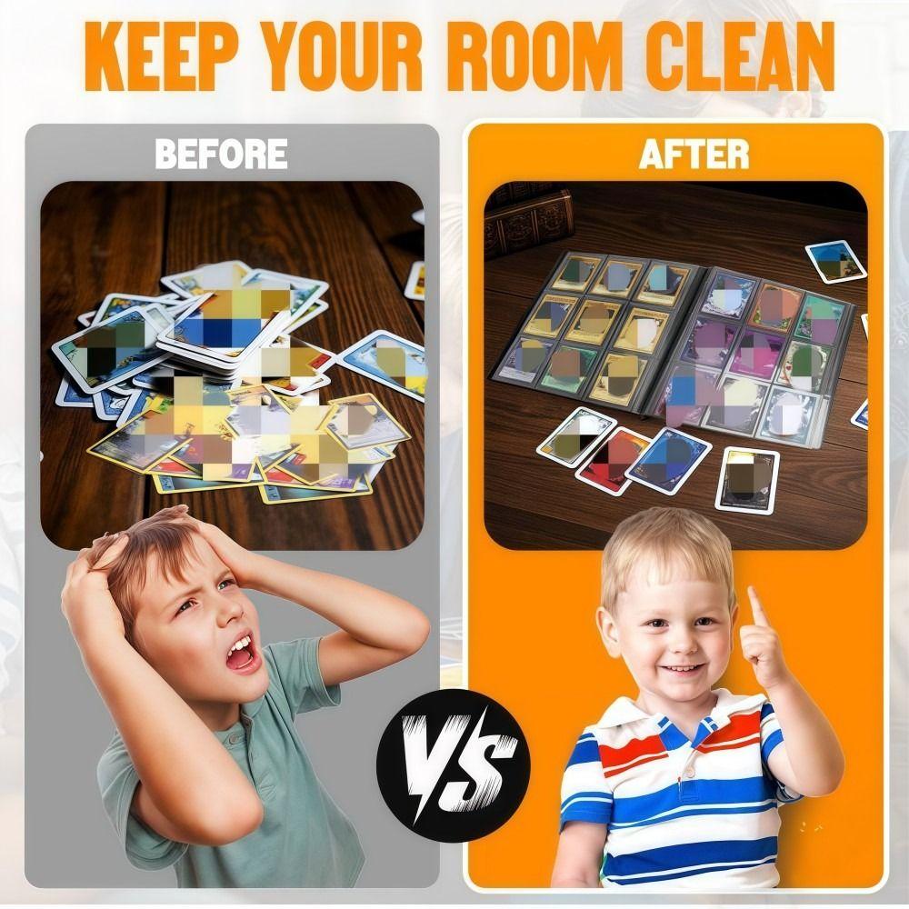 Альбом для коллекционирования карточек на 9 карманов, 20 страниц, для спортивных карточек, для MTG, TCG, бейсбольных карточек