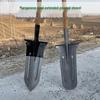 All-Steel Manganese Deep Digging Shovel - Ideal for Planting, Trenching, and Agriculture