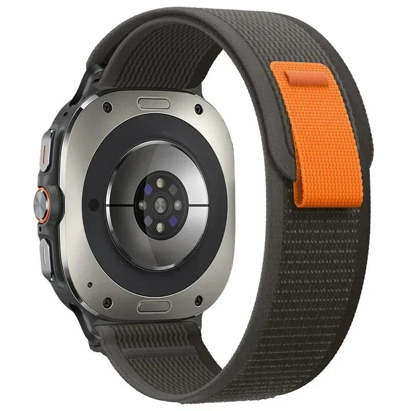 Нейлоновый ремешок Trail Loop для Samsung Galaxy Watch Ultra 47 мм Без зазоров Спортивный браслет Ремешок для Samsung Watch Ultra band Correa