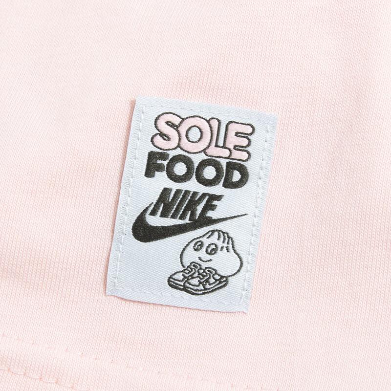 Nike Футболка с круглым вырезом и коротким рукавом с логотипом, мужские топы, розовые FB9804-686