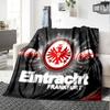 Eagle Crest Frankfurt Emblem Flannel Blanket, Soft Polyester, Modern Design, All-Season for Camping, Travel, Gifts for holidays or birthdays