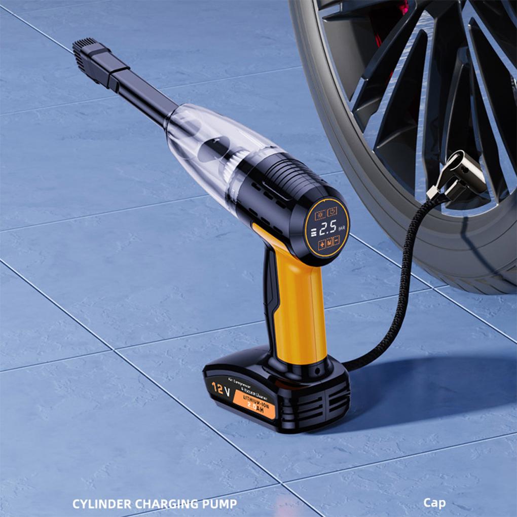 2 в 1 автомобильный пылесос 9000PA с сильным всасыванием беспроводной ручной пылесос воздушный компрессор для автомобиля домашний пылесос