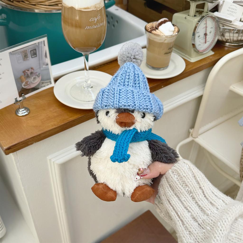 Peanut Penguin Cute Penguin Doll Girl Sleeping Doll Plush Toy Bed Pillow Doll