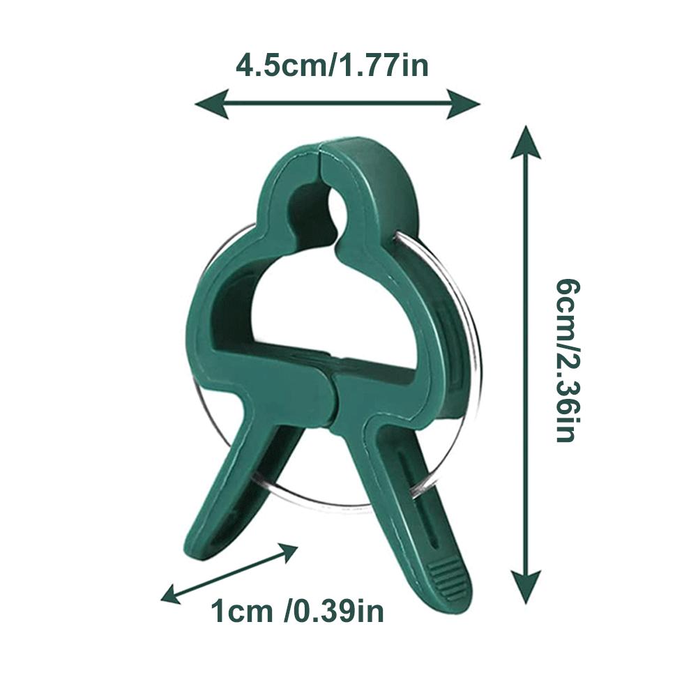 20/50pcs Plant Fixed Clips Reusable Garden Greenhouse Bracket for Fixed Plants Vine Flower Seedling Tomatoes Support Garden Tool