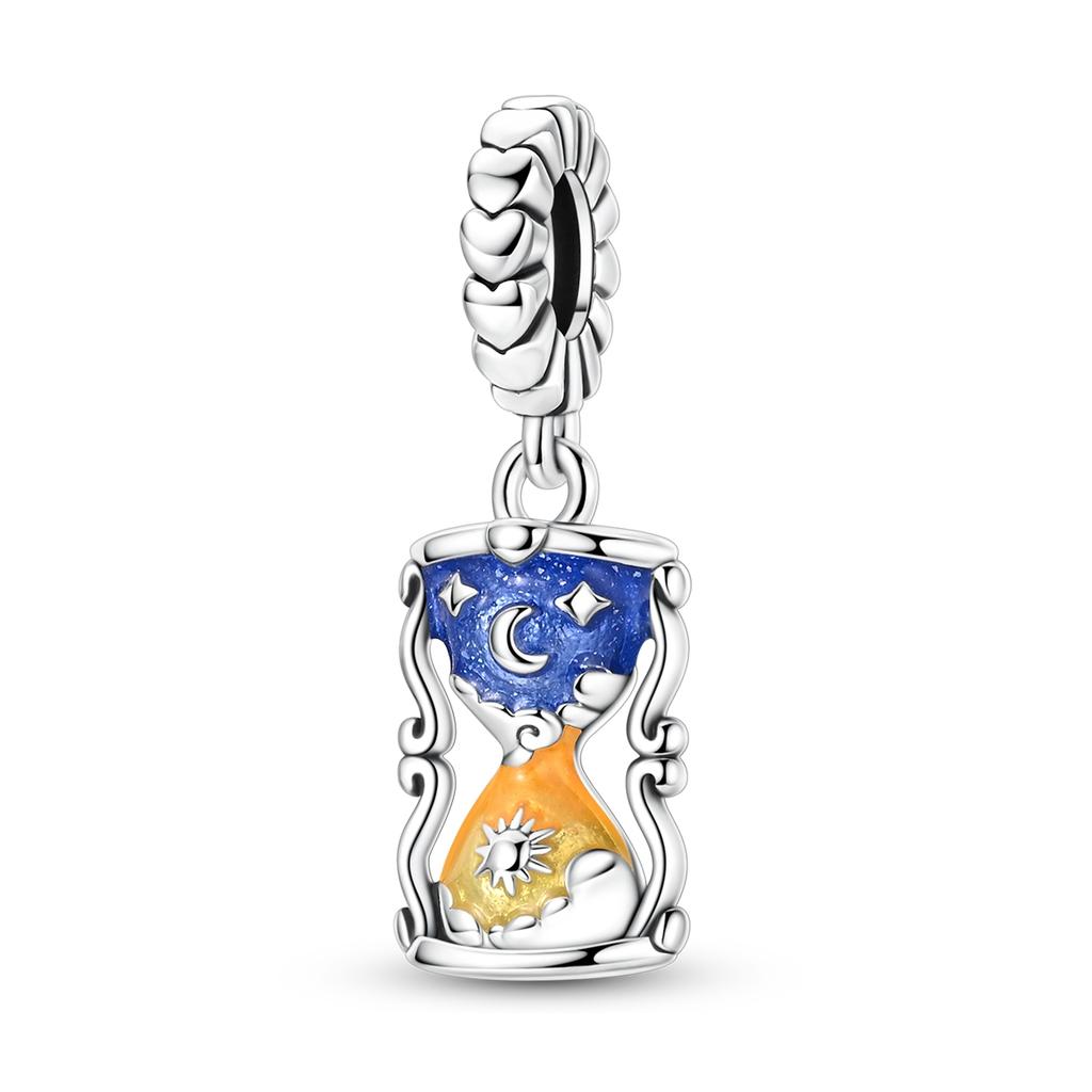 Original 925 Silver Charms Star Moon Sun Starry Sky Pendant Beads For Women Fit Bracelet DIY Fine Jewelry