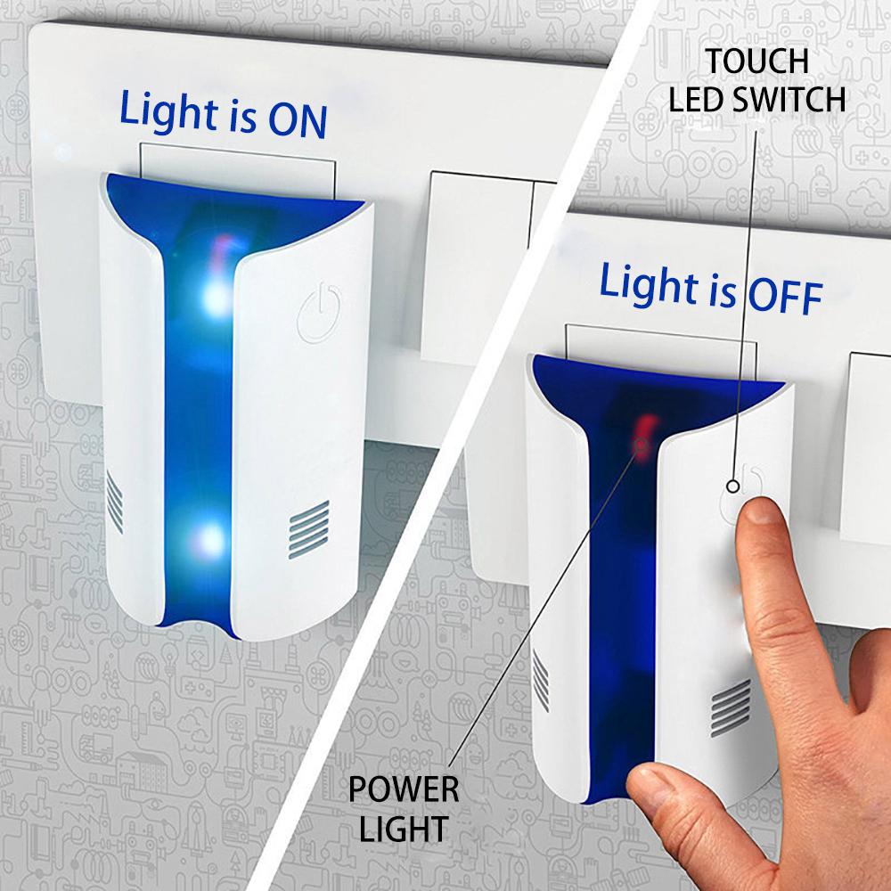 Борьба с грызунами Электронный отпугиватель комаров Ультразвуковой отпугиватель вредителей ЕС/США/Великобритания Вилка Отпугиватель мышей Хлебный тип