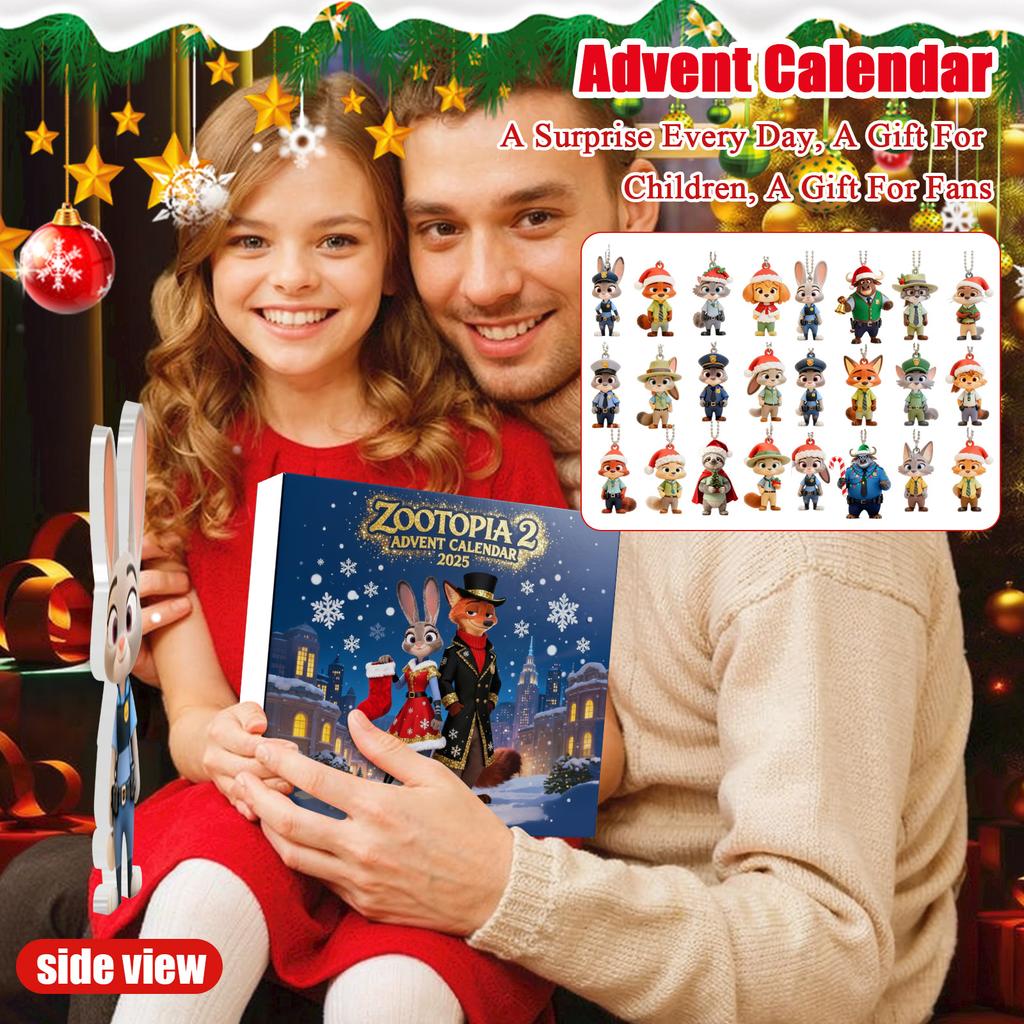 2D Плоская Коробка Самолет 24 шт. Серия Адвент-календарь Рождественский Отсчет