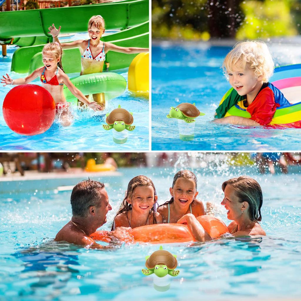 Swimming Pool Water Temperature Doser Cleaning Accessories Turtle Head Yellow Flamingo Floating Water Hot Springs Thrower 1ml