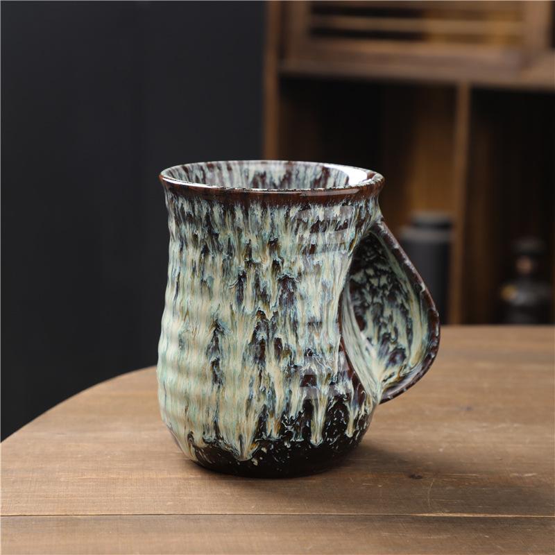 Керамическая чашка для замены печи, большая емкость для домашнего хозяйства, керамическая чашка для подарков, чашка для молока, кофейная чашка