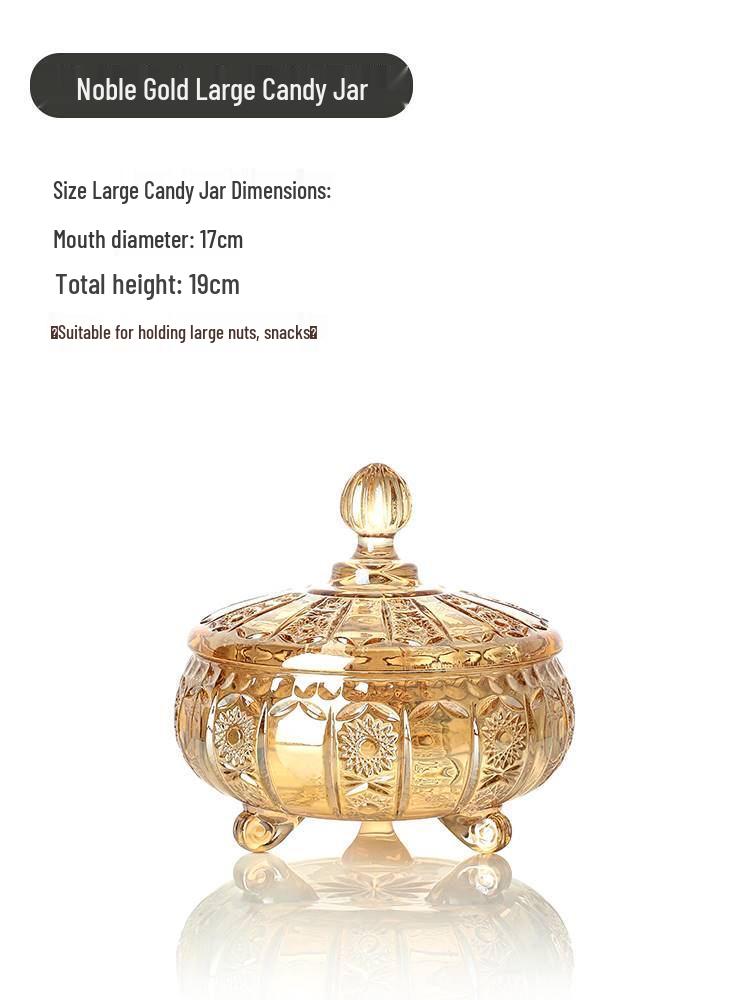 Роскошная хрустальная трехъярусная фруктовница для гостиной