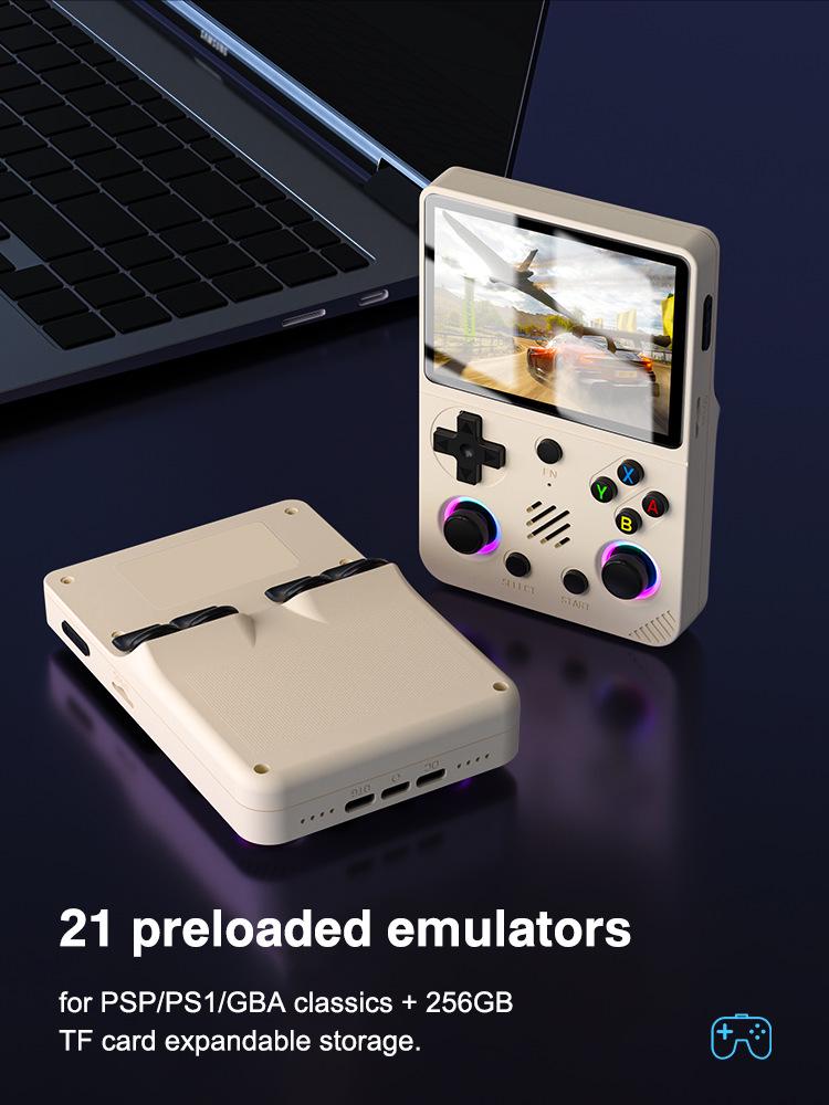 RG36 Портативная консоль с открытым исходным кодом Pro - Новая модель, портативная GBA, ностальгическая мини-аркада с разноцветными RGB-подсветками.
