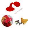 20Pcs Rooster Anti-peck Glasses, Small Chicken Glasses with Bolts, Anti-peck and Anti-fight Chicken Eye Masks, Chicken Equipment Supplies