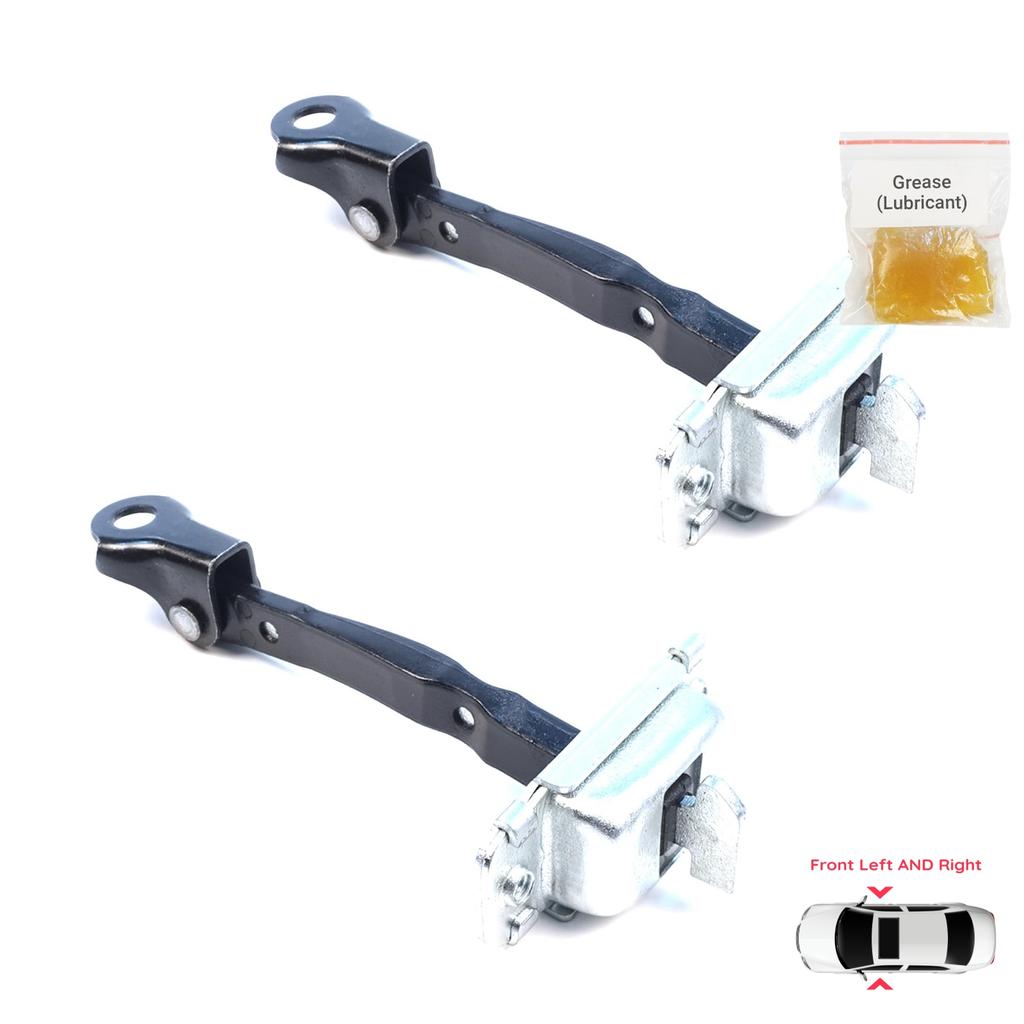 EDP1697-1 2 Pieces Front Door Hinge Brake Stop Check Assy Limiter Strap for Hyundai i20 MK1 I PB PBT 2008-2015 793801J000 793901J000