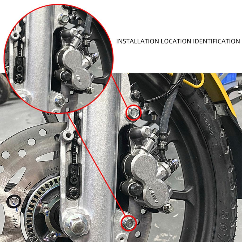 Крышка суппорта дискового тормоза переднего колеса мотоцикла для Cub 110 CC110, защитная плата дискового суппорта