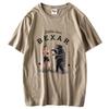 Export Tail Single Men's Cut Label Cattle Goods Fashion Fashion Brand T-shirt Short Sleeve Hong Kong Style Export American Street Retro T-shirt