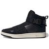Adidas Neo Hoops 2.0 Utx Synthetic Leather Slip Resistant Durable Mid Top Skate Shoes Men Sneakers Black White FW3375