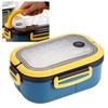1200 мл Bento Lunch Box Двухслойная изоляция Lunch Box Контейнер с вилкой ложкой для студентов