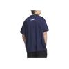 SS25 Loose Fit Round Neck Sports Short Sleeve T-Shirt Men Tops Dark-Blue KA2295