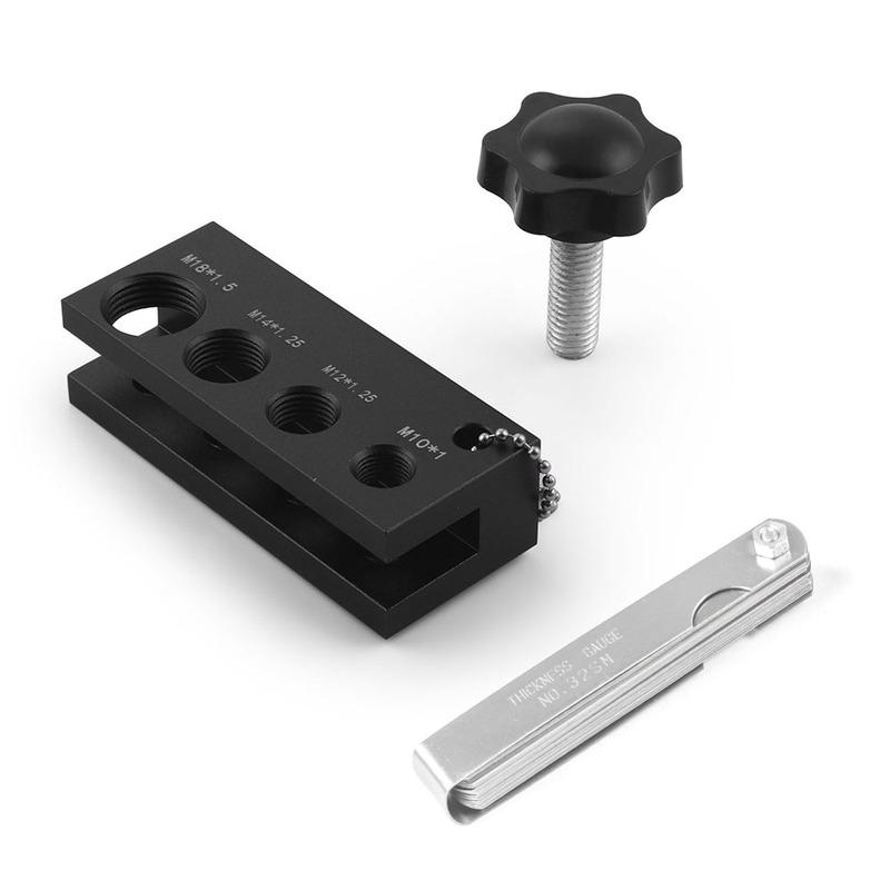 New Aluminum Spark Plug Gap Tool With 32 Blades Steel Feeler Gauge for M10*1,M14*1.25,M12*1.25, M18*1.5 Spark Plugs