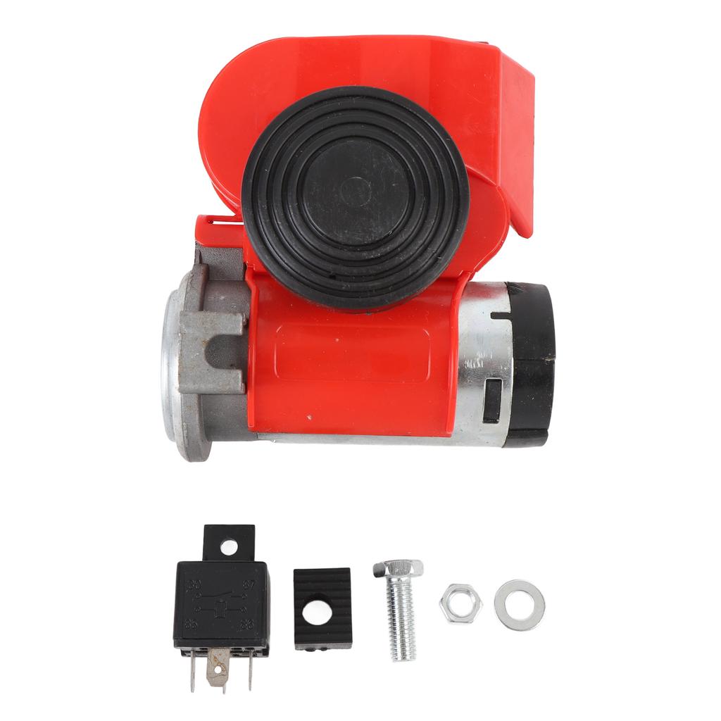 Автомобильный гудок 115 дБ 12 В Автомобильный гудок Судовой гудок Автомобильный гудок 115 дБ Звук поезда Металлический АБС Водонепроницаемый DC12V Автомобильный гудок для Автомобиля Мотоцикла Лодки