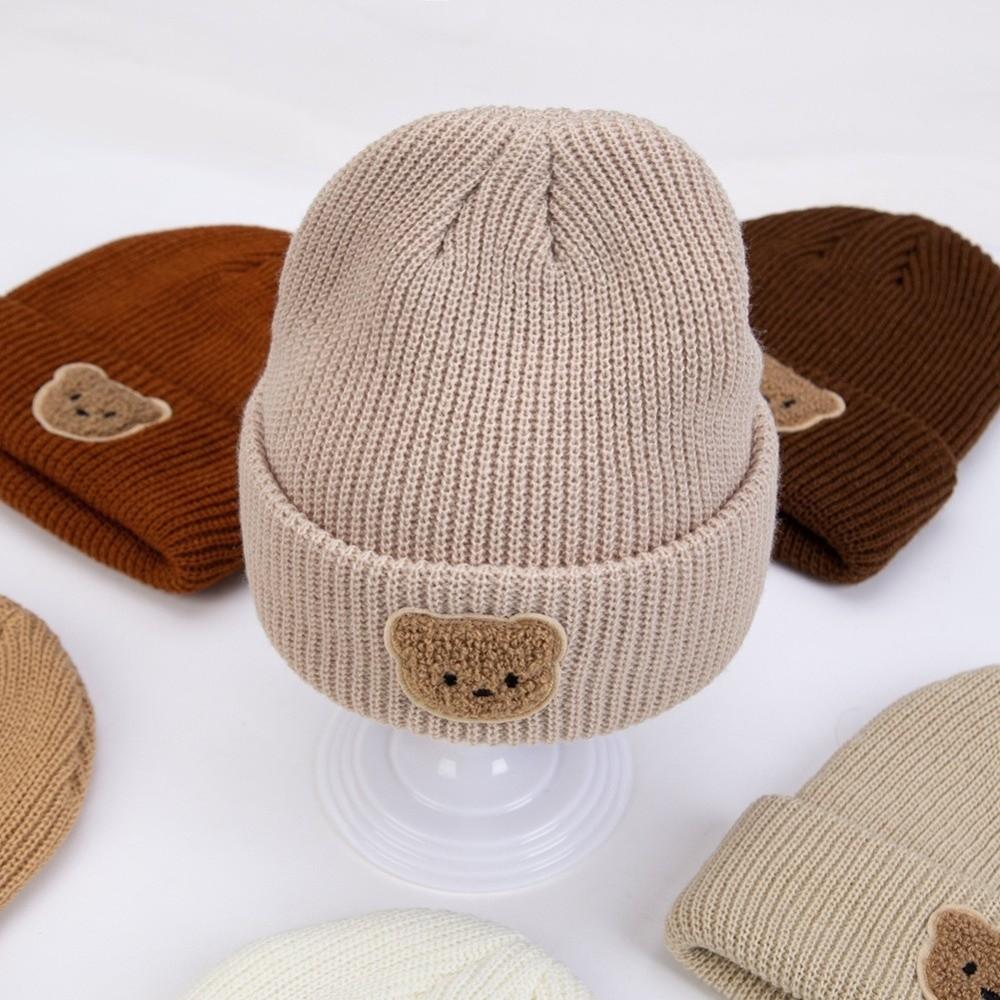 Warm Beanie Cap Cute Cartoon Pullover Cap Fashion Knitted Hat Winter