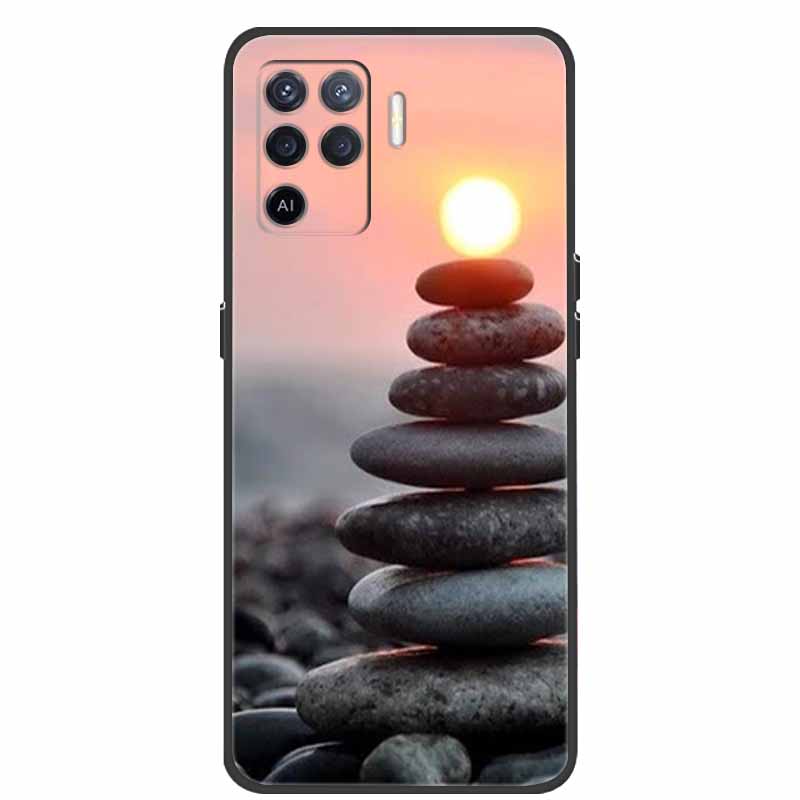 Для чехла OPPO Reno5 Lite Чехол Ударопрочный Мягкий силикон ТПУ Задняя крышка Для телефона Oppo Reno 5Z 5 Lite Чехол 5Lite CPH2205 Fundas