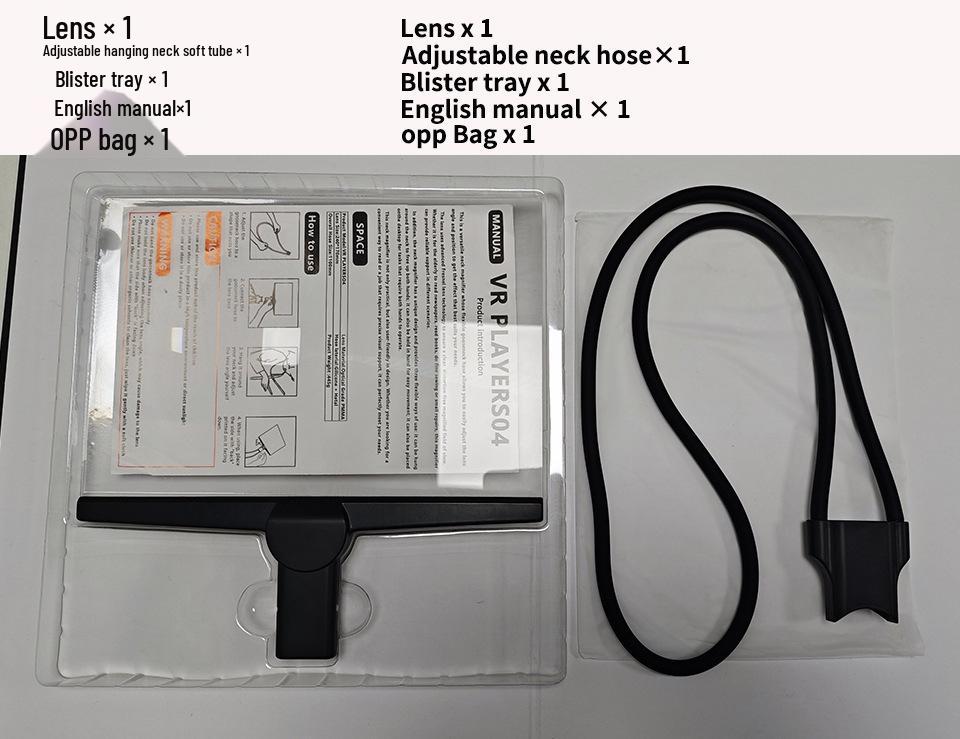 3-in-1 Fresnel High-Definition Magnifier: Neck, Desktop, Handheld for Elderly Reading