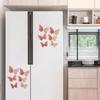12 Pcs 3D Butterfly Wall Decals 3 Sizes Hollow Butterfly Wall Art Removable DIY Decorative Sticker for Room Office Bedroom Living Room