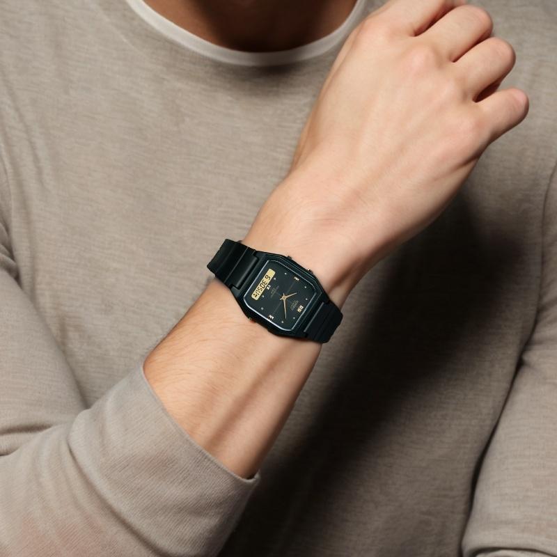 Casio Мужские ЧЕРНЫЕ ЧАСЫ AW-48HE-1AVDF AW-48HE-1AVDF