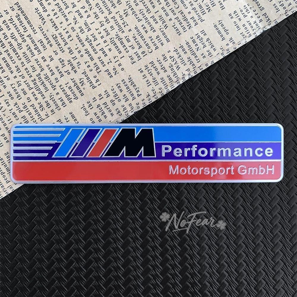 Автомобильная наклейка в стиле BMW M Performance E90 E60 E46 Алюминиевая наклейка на авто Наклейка с рисунком Ferrari Чехол Значок Принадлежности Замена QSGJL1