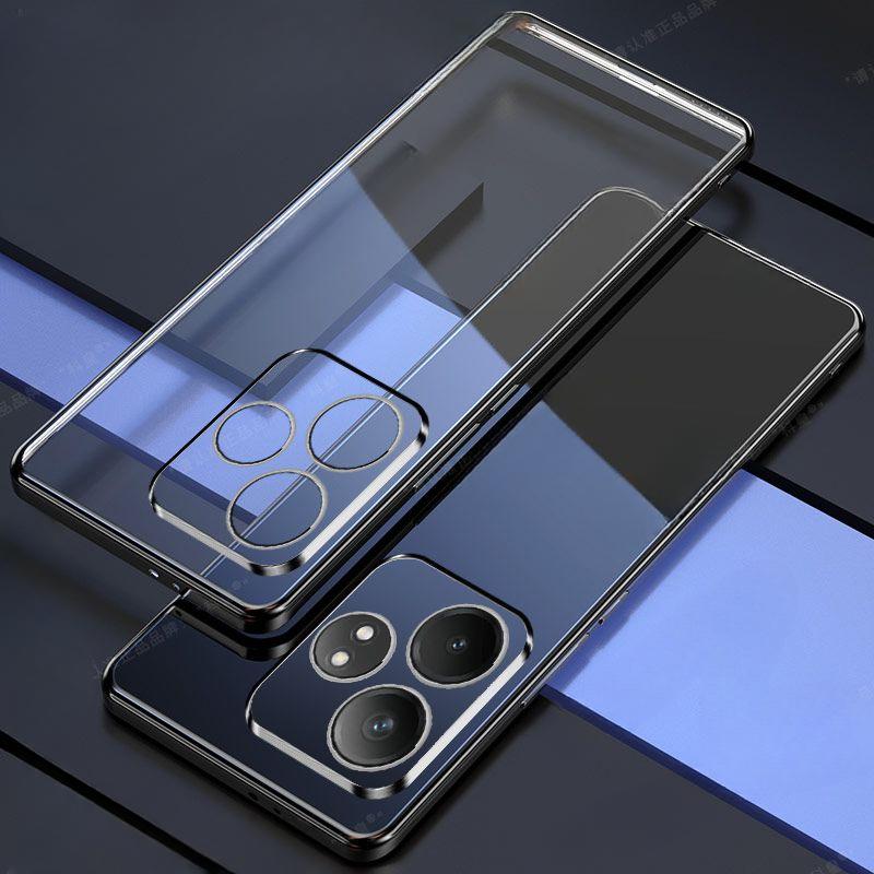 Для OPPO Realme GT Neo6 SE 6 6T гальванический чехол для телефона объектив все включено силиконовый мягкий чехол