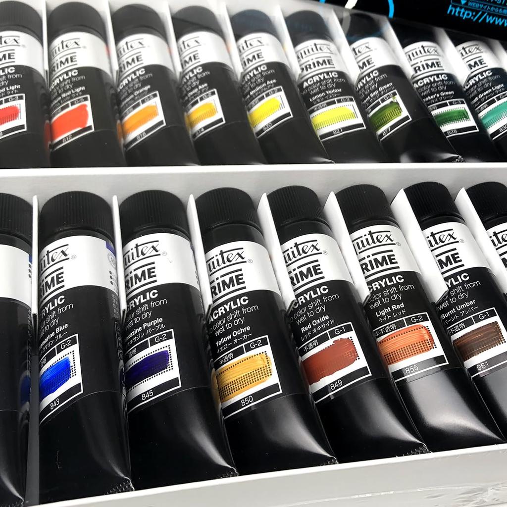 Liquitex Acrylic Paint Prime 24 Color Set 30ml