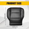 1Pcs Black Car Leather Bottom Seat Cover Fits 2014-2018 GMC Sierra 1500 2500HD 3500HD GMC Yukon 1500 XL Denali Car Accessories