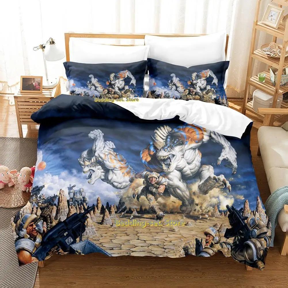Новый комплект постельного белья Sci Fi Battle Single Twin Full Queen King Size Bed Set Adult Kid Bedroom Duvetcover Sets Anime Parure de lit Bed