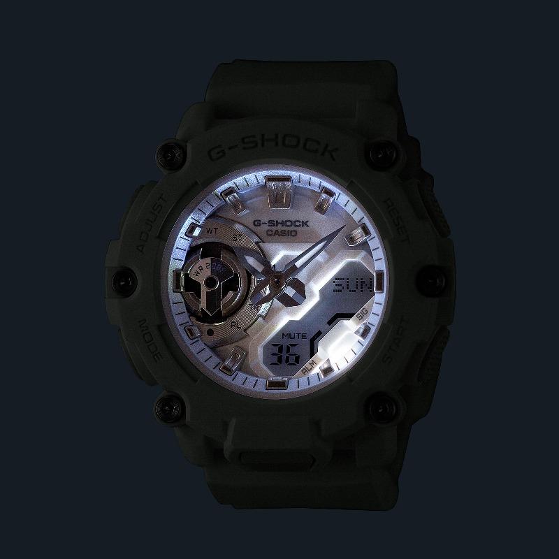 Casio Мужские часы G-SHOCK, смола, водостойкость 200 м, цифровые, ударопрочные, кварцевые, GMA-S2200M-7A