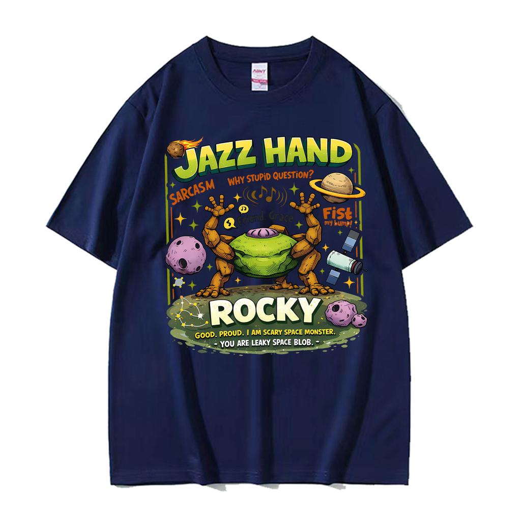 Rocky Amaze Amaze Jazz Hands Project Hail Mary T Shirts Unisex Harajuku Summer Tee Shirt Oversized Unisex Cotton Tshirt Streetwear
