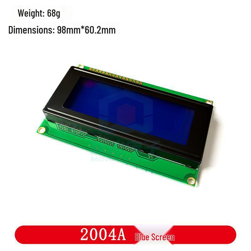 1602A/2004A/12864B LCD, Blue/Yellow-Green, 5V with Backlight, IIC/I2C Compatible