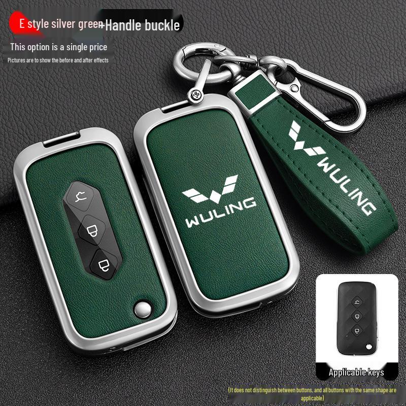 Wuling Xingchen 2022 Key Cover for 21 Jiachen Xingyao Edition - Metal Folding Car Key Shell with Buckle