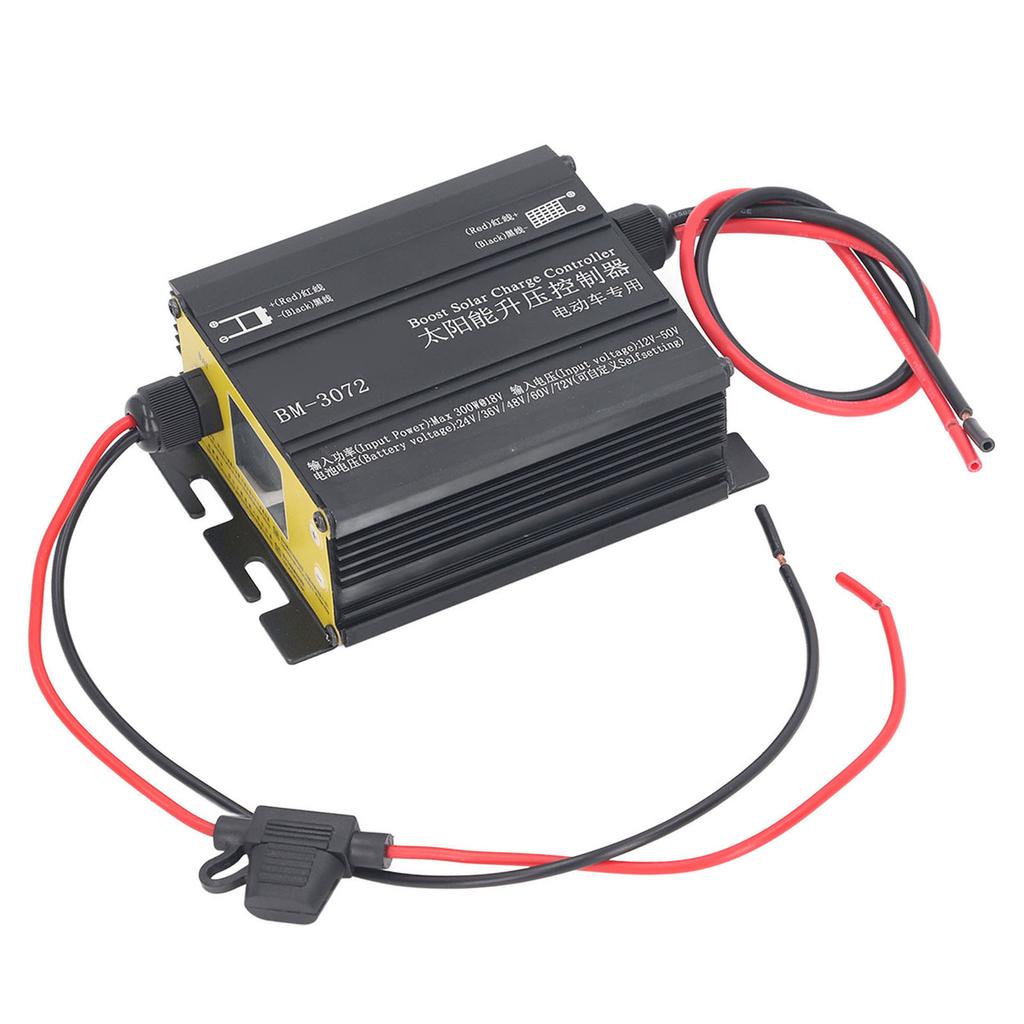 Повышающий MPPT контроллер заряда солнечной батареи 16A 12V 50V 300W для 24V 36V 48V 60V 72V кислотных, LiFe PO4, гелевых, заливных аккумуляторов