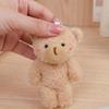 10Pcs Stuffed White Bear Plush Keychain Cartoon Animal Bear Plush Dolls Little Bear Plush Toy  Kids