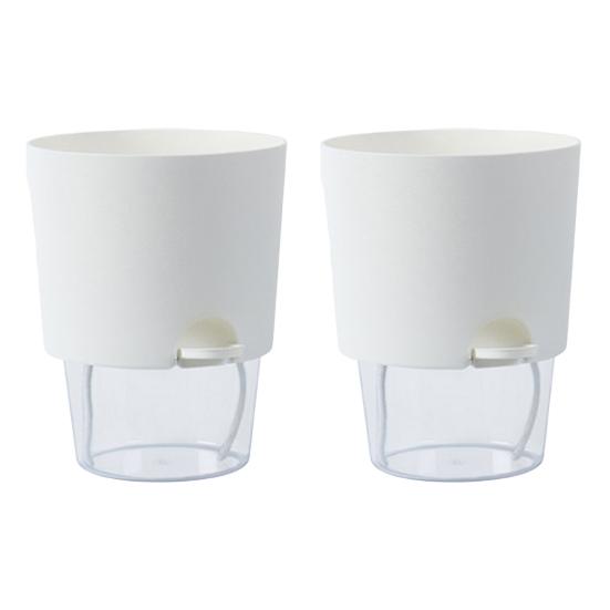 Цветочный горшок Yousheng с дренажными отверстиями, отверстием для залива воды, автоматическим самополивом, гидропонным цветочным горшком, прозрачным основанием, гидропонной посадкой