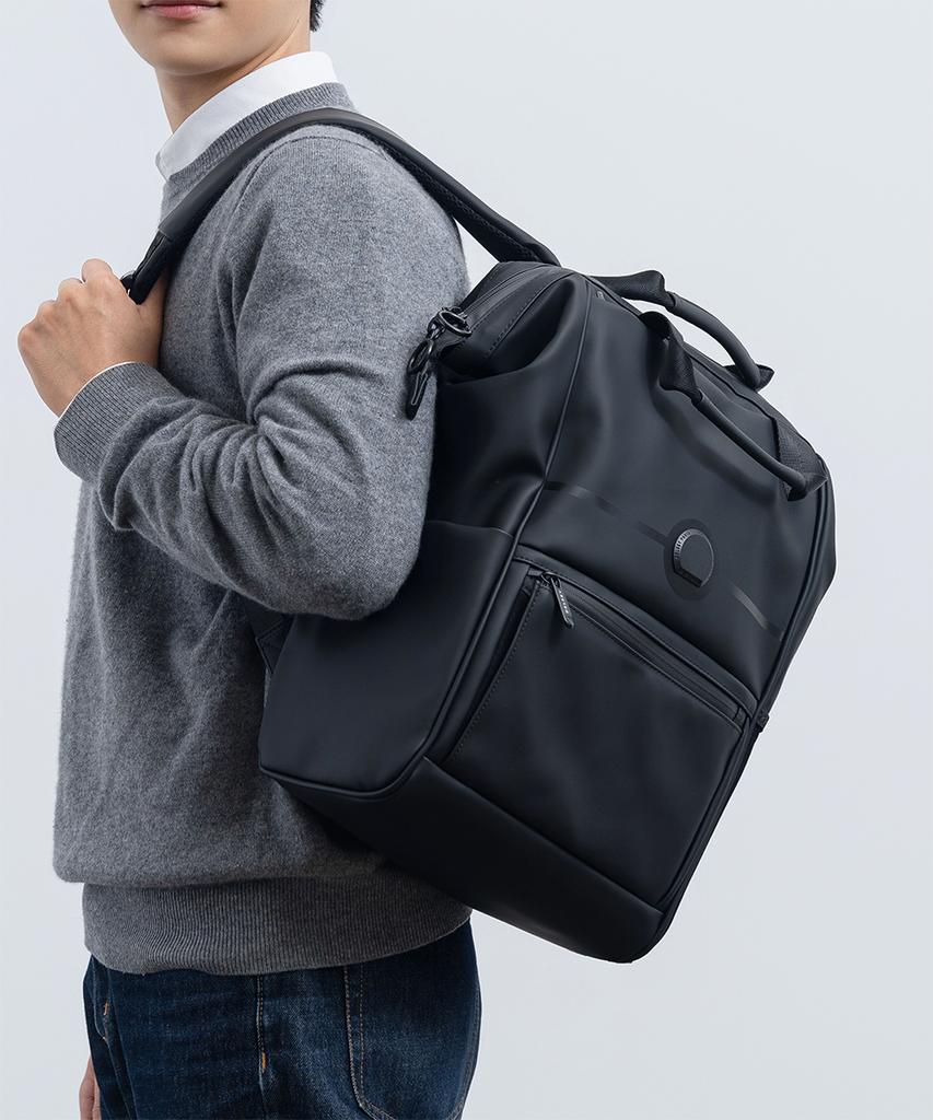 Delsey Turen Мягкий рюкзак для ноутбука Черный