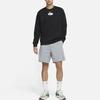 Nike Повседневная спортивная флисовая толстовка с круглым вырезом и длинными рукавами, мужские топы, черные DM5461-010