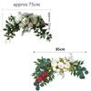 Artificial Wedding Arch Wreath Threshold champagne Peony Rose DIY Wedding Party Flower Wall Deco Boho Home Decor Christma Wreath