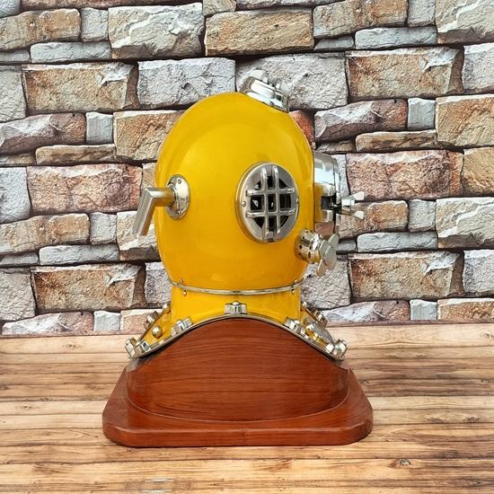 Шлем для дайвинга Mark V ВМС США Шлем для подводного плавания с аквалангом Желтый шлем для дайверов ВМС США